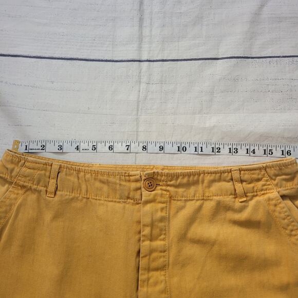 Universal Thread Size 8 Mustard Yellow Cargo Straight Leg Pants - Picture 2 of 7